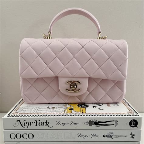 pink caviar chanel bag|The Complete Guide to the Chanel 22P Classic Mini Handle.